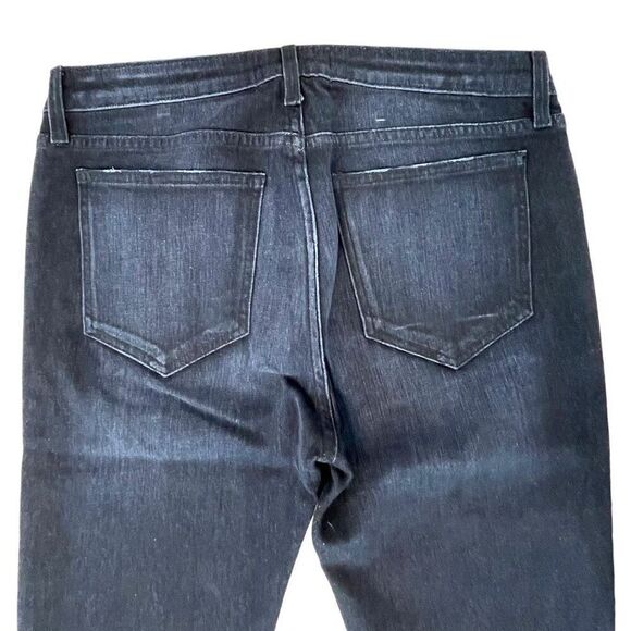 Sandrine Rose By Free People Dark Black Frayed Denim Jeans for Women NWT - Picture 12 of 16